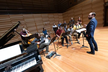 The School of Music's new Jazz Ensemble performs, jazz lab, the Jazz degree at Fredonia is one of the oldest in the United States