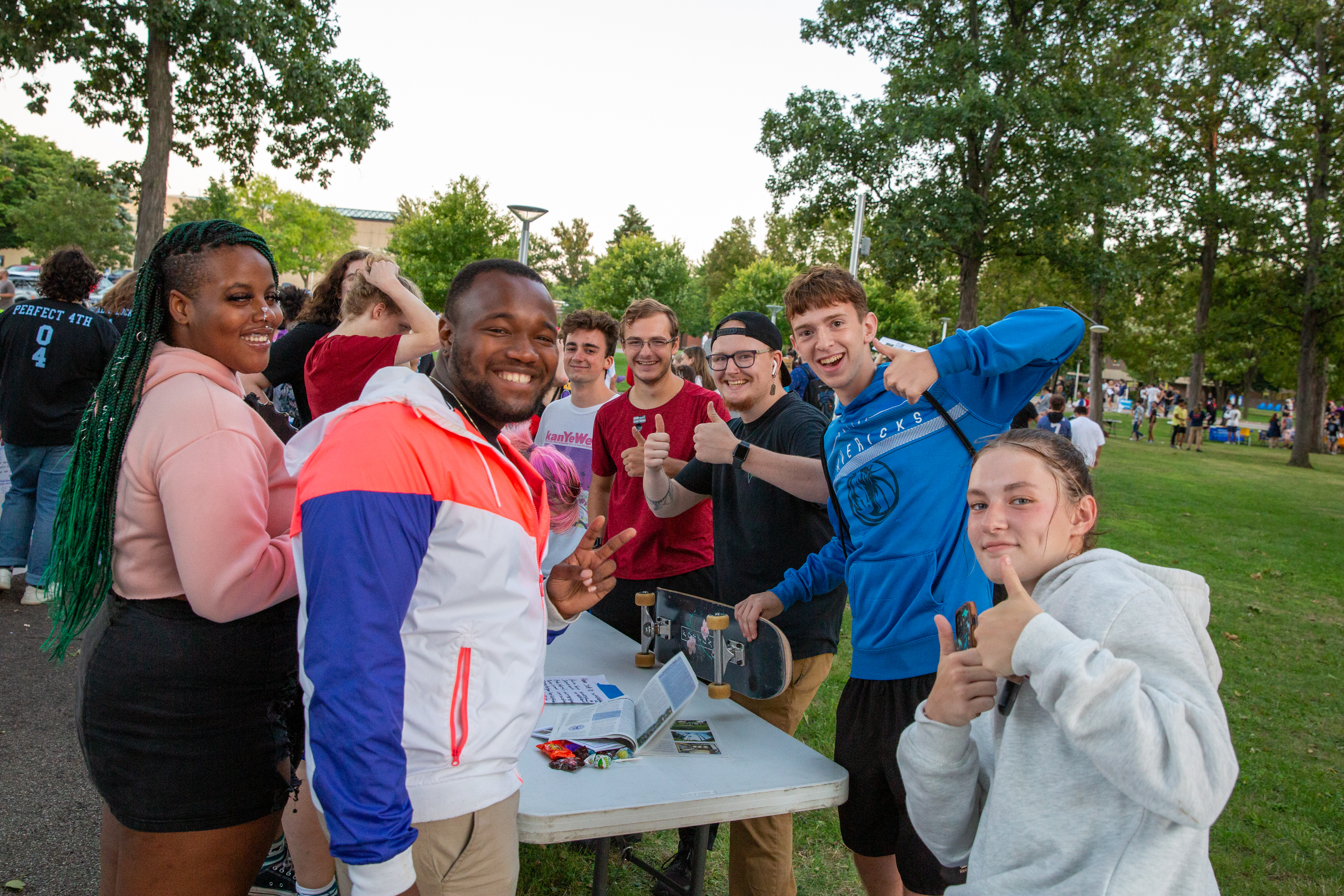 Fredonia students meet up with like-minded folks at Activities Night on campus. 