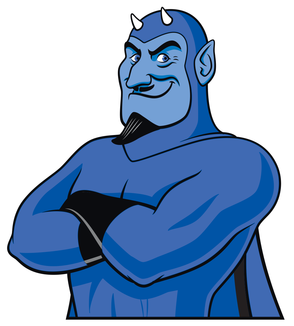 Freddy Blue Devil illustration