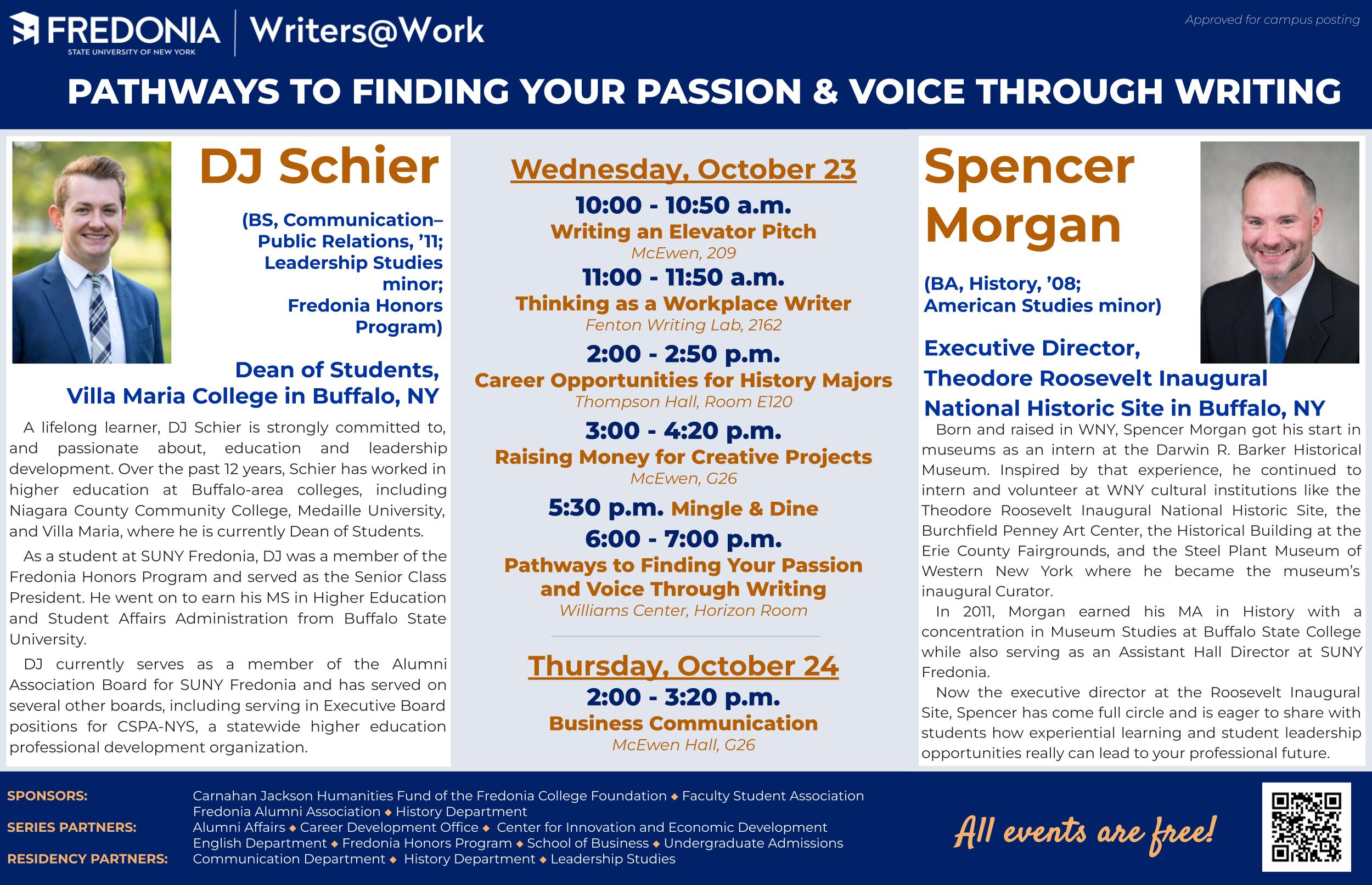 Pathways to Finding Your Passion and Voice through Writing poster