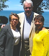 Helen Tinch Williams with Gileen French and Bob Coon