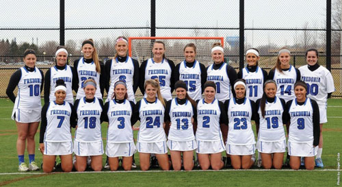 Fredonia Women’s Lacrosse team, spring 2015