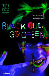 Black Out Go Green at SUNY Fredonia