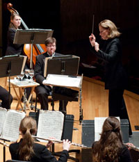 Paula Holcomb and the Fredonia Wind Ensemble