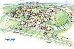 Map of Maytum Hall Relocated Offices