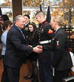 Veterans Scholarship Presentation at SUNY Fredonia