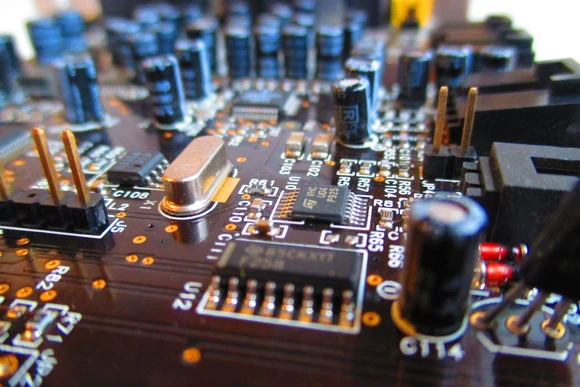 circuit board close up