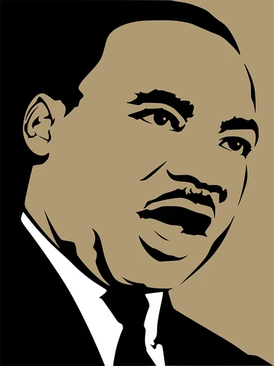 illustration of Dr. Martin Luther King Jr.