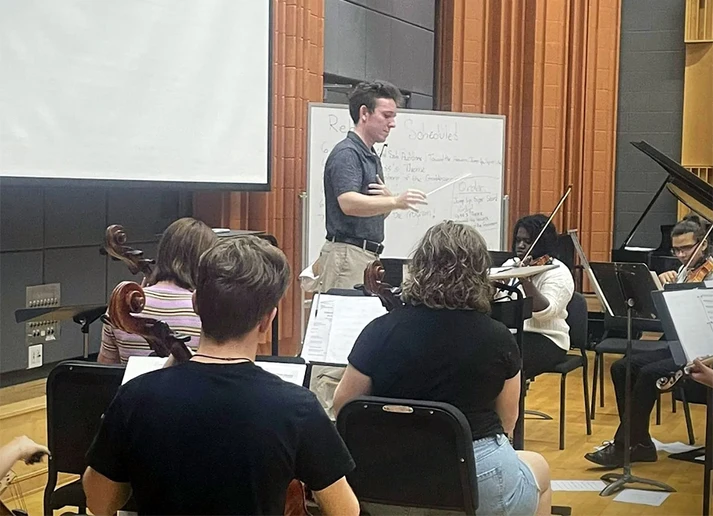 Aidan Carney leads Fredonia’s Video Game Orchestra