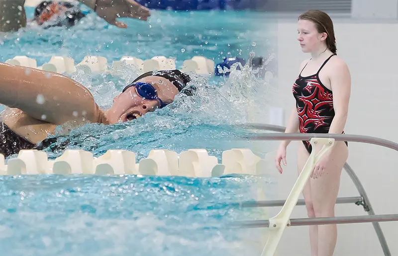 swimmer McKayla Polowy and diver