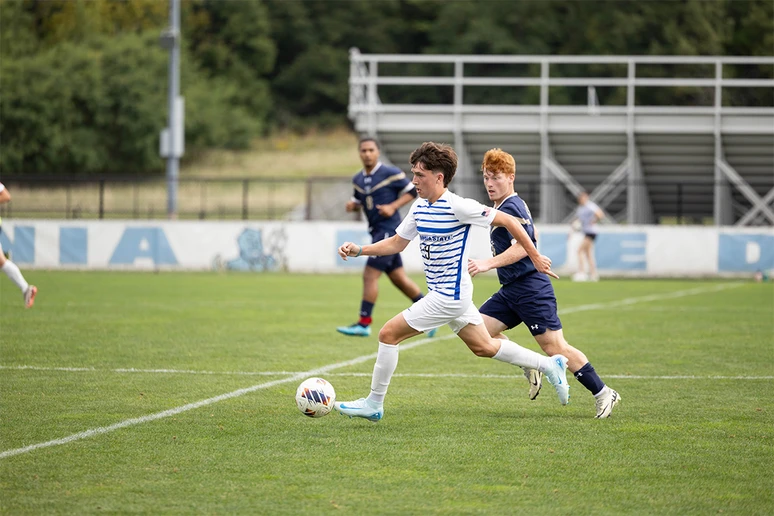 soccer players in action on the pitch