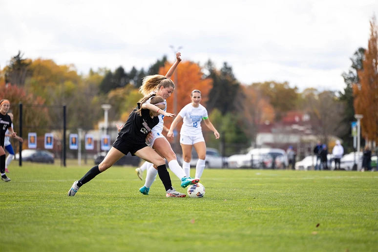 Goalie Abby Szymkowiak in action