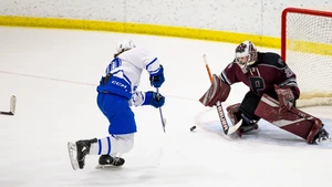 hockey players in action