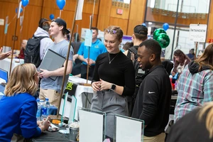 Scene from a past Job/Internship Expo