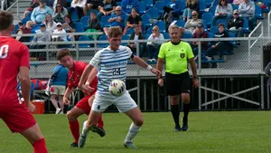 soccer player Kaleb Steward playing soccer