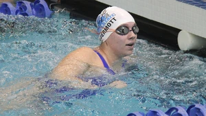 swimmer Cleo McDermott in pool