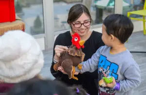 puppeteer with children