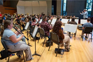 Concert Band rehearsal