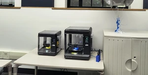 The 3D printing equipment at the Innovation lab.