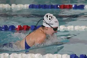 Rachael Mayou swimming, women's swimming and diving