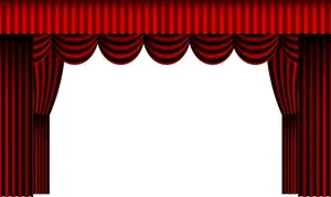 stage with curtains