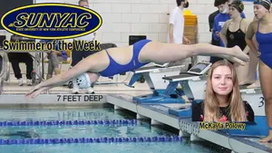 swimmer McKayla  Polowy diving into pool