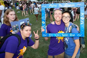 students at activities night