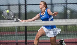 Anna Chiacchia playing tennis