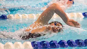 Junior swimmer Alyson Baumann