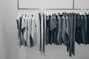 rack of clothes