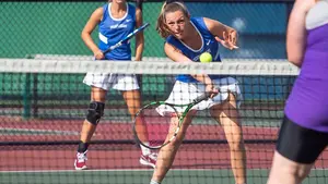 Taylor Marelli playing tennis