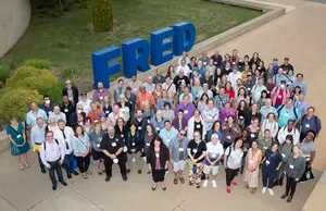 group photo of conference attendees