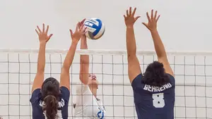 volleyball playing