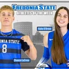 soccer and volleyball players in uniform