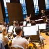 student ensemble in rehearsal in King Concert Hall