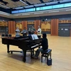 SUNY Fredonia students featured in "La Traviata" practicing in the Robert and Marilyn Maytum Rehearsal Hall