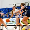 women playing basketball